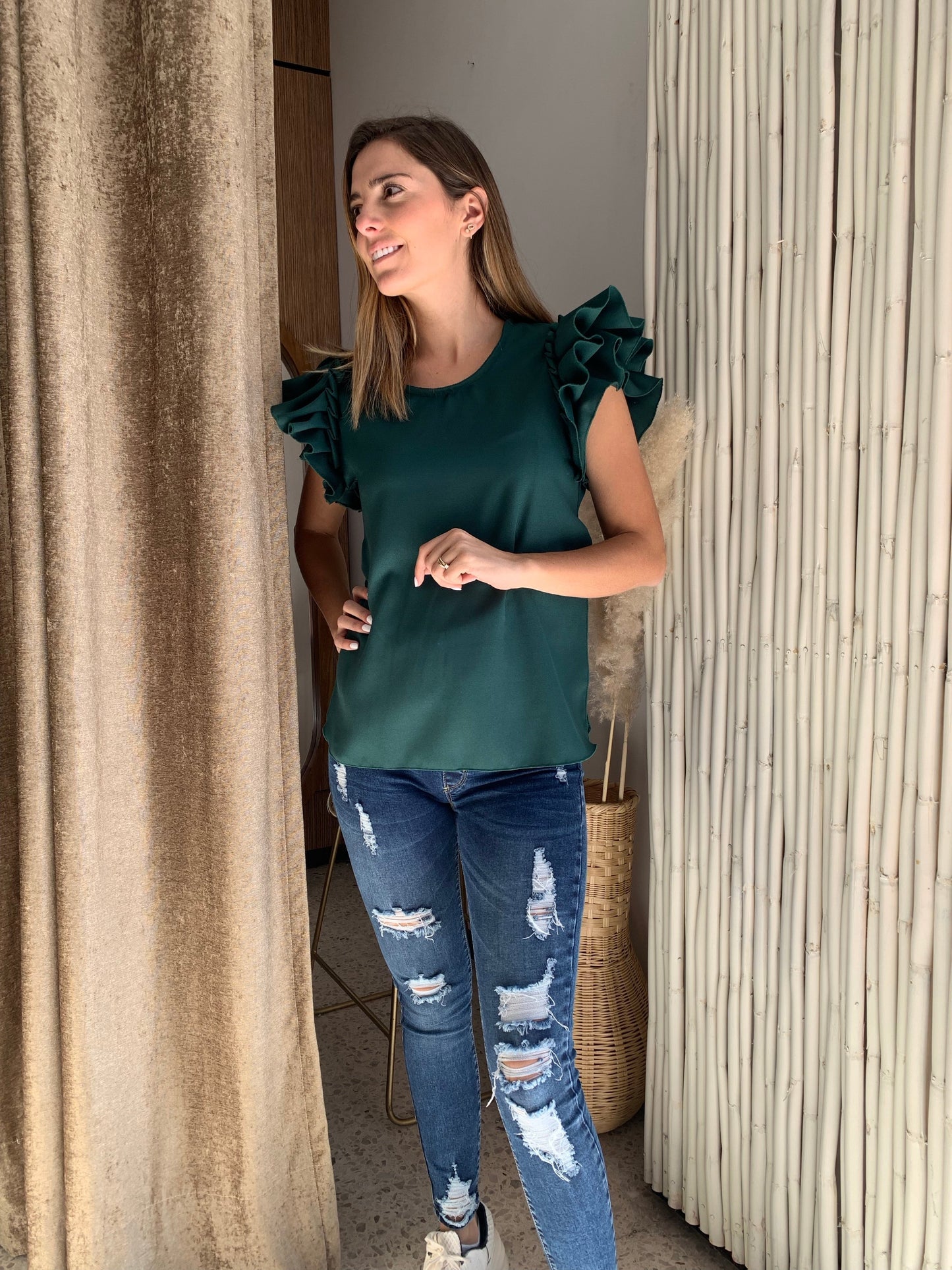 Blusa de lactancia, Ruth verde medellin CH
