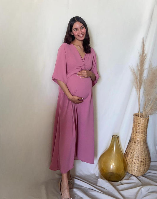 Vestido de maternidad, Alicia Rosa quemado