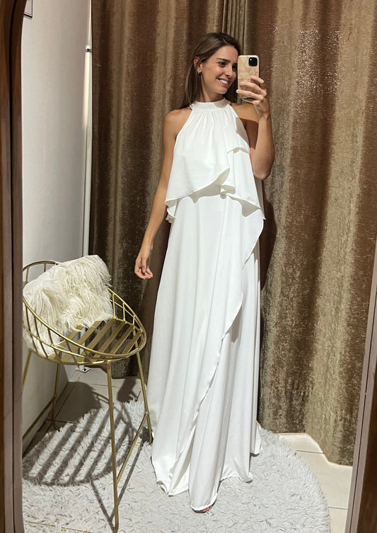 Vestido Ariel de maternidad y lactancia Ivory