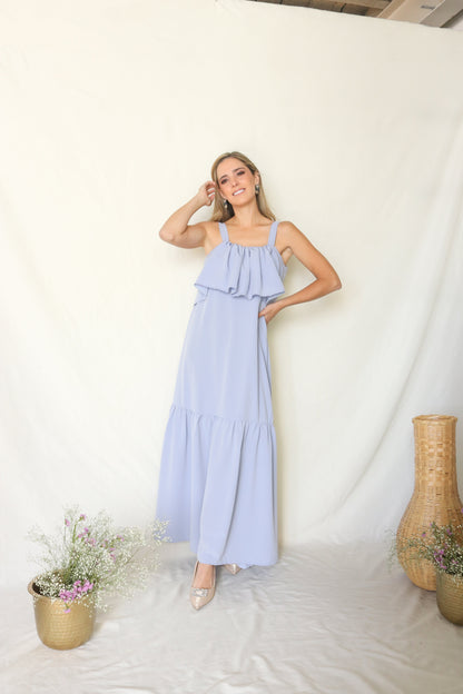 Vestido de lactancia, Mitzi azul polvo