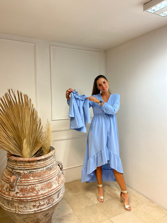 Vestidos matching azul madrid