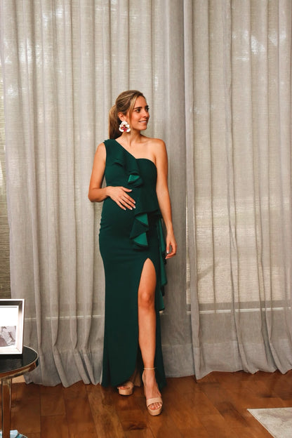 Vestido de maternidad, Britany verde