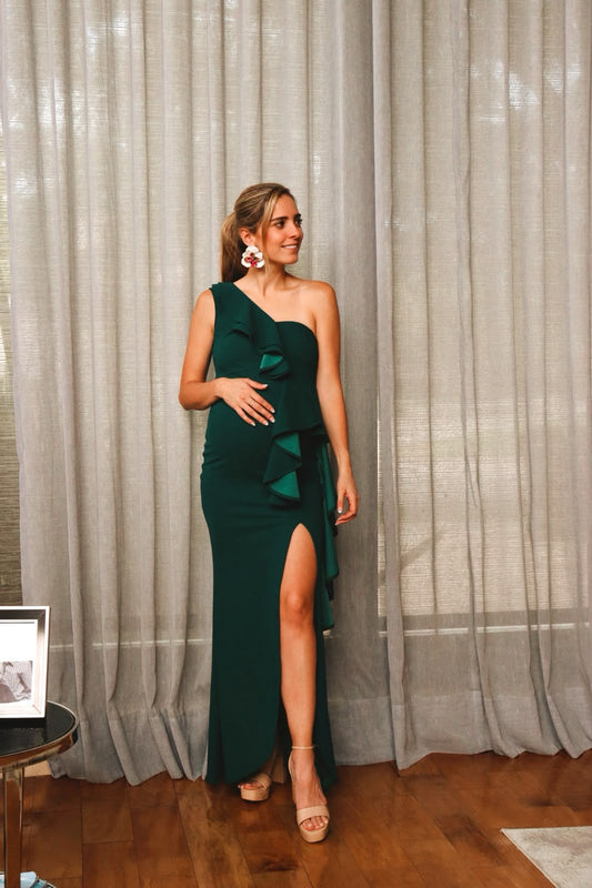 Vestido de maternidad, Britany verde