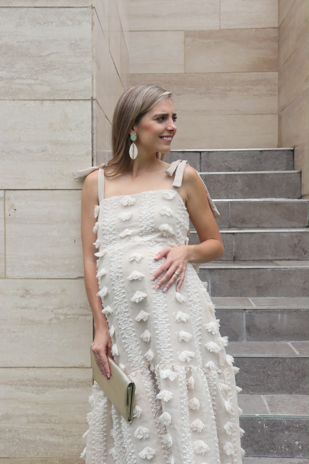 Vestido de Maternidad, Dalia pompones