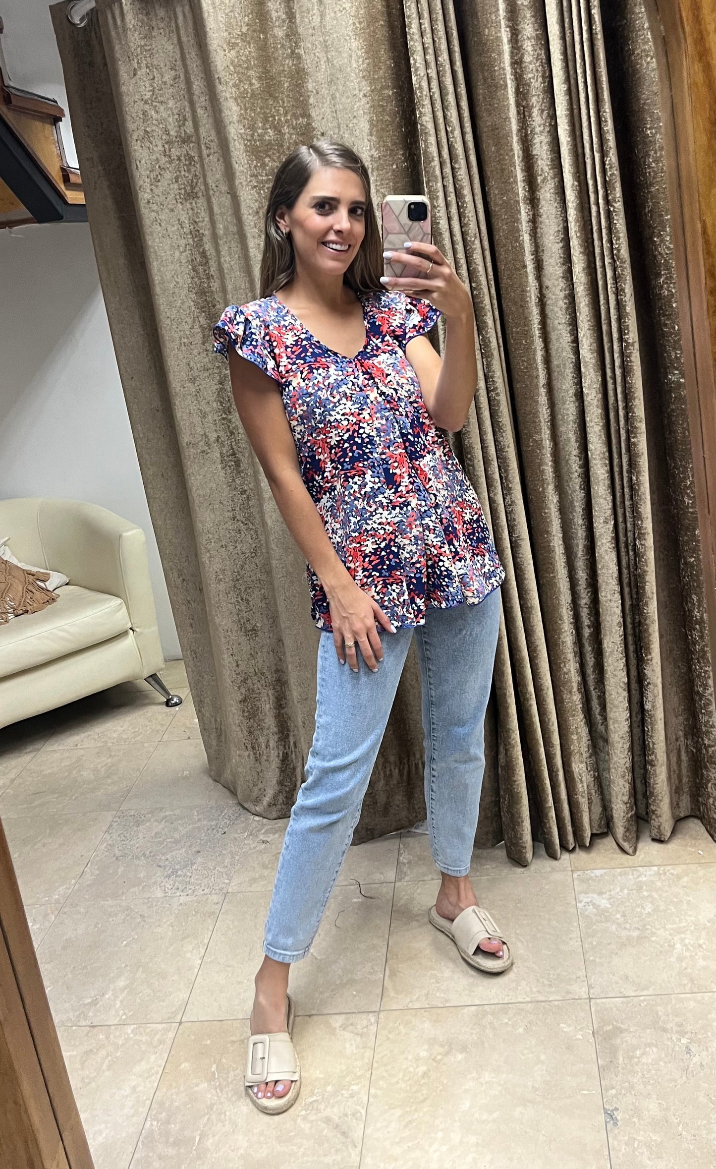 Blusa de lactancia/maternidad, Bertha brissa red