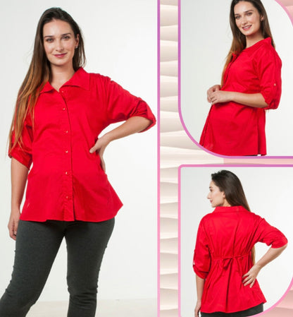 Camisa de maternidad Unitalla