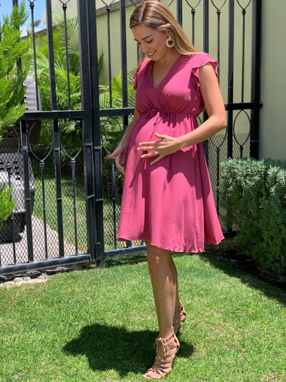 Vestido de maternidad, Sofia Rosa quemado M y G