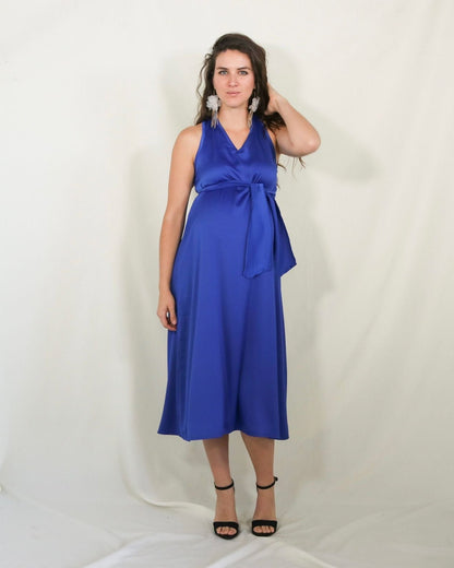 Vestido de maternidad, Dinora azul rey CH