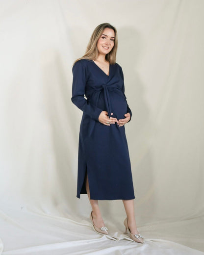 Vestido de maternidad Aitana azul marino Ponti roma M