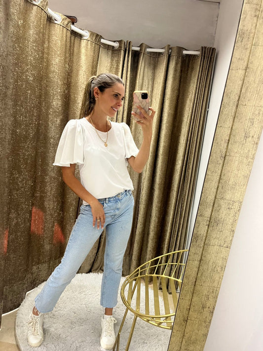 Blusa lactancia Zayra blanca