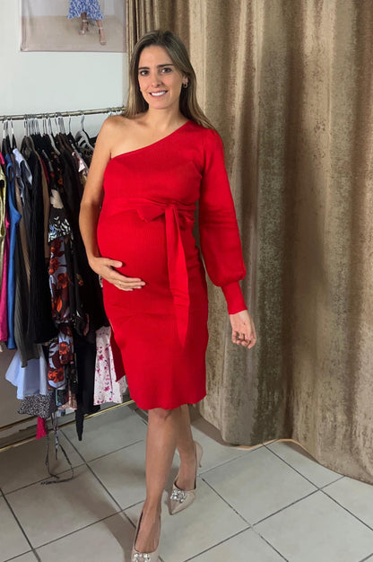 Vestido de maternidad stretch una manga