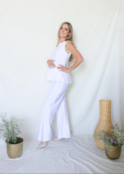 Conjunto de maternidad Cinthya, blanco