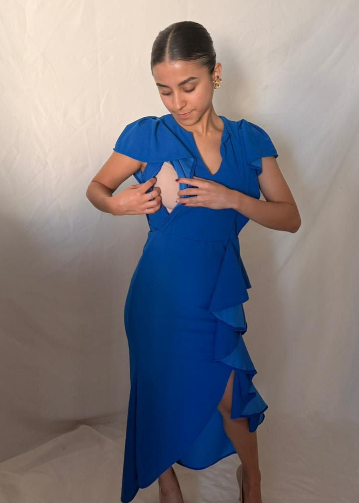 Vestidos matching azul cielo, Jessica azul vivo M