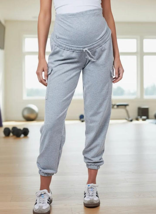 Pants de maternidad con bolsas Verde olivo