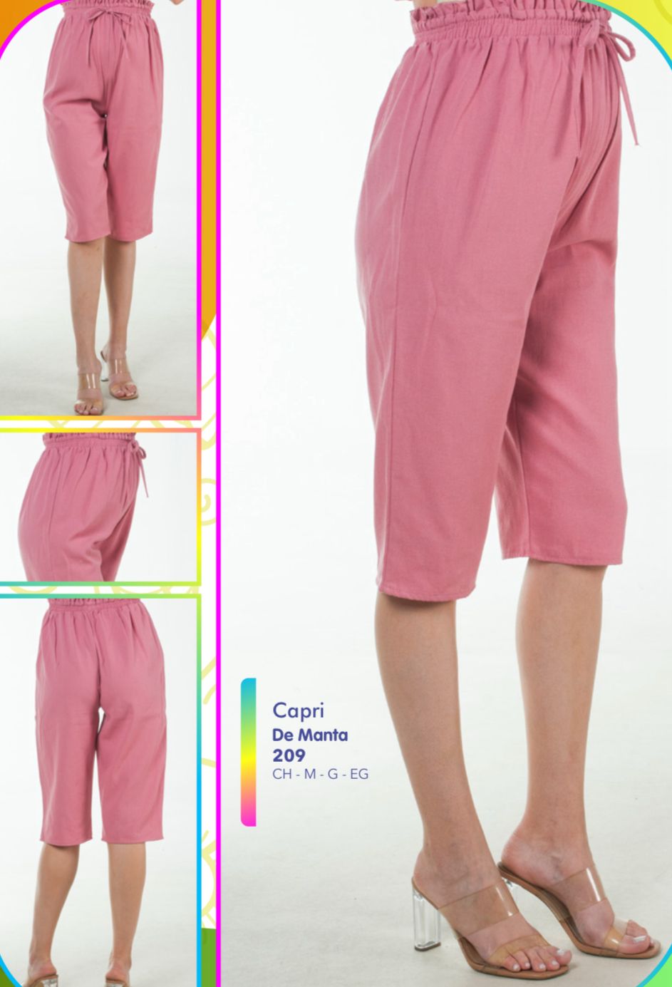 Capris de maternidad (varios colores)