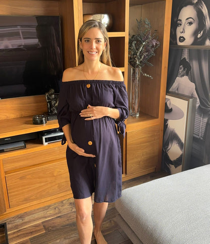 Vestido ligas botones