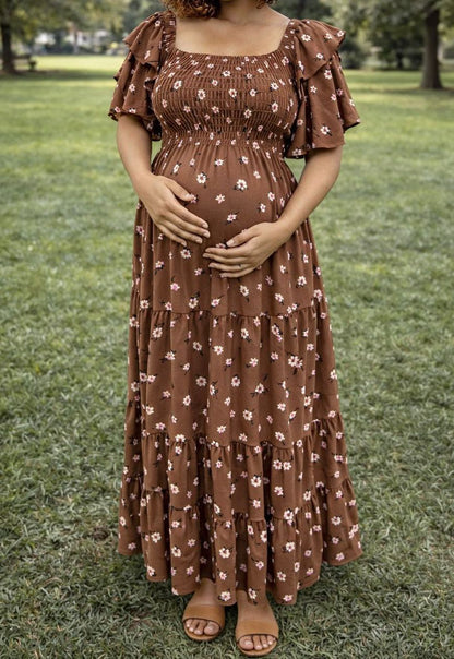 Vestido flores unitalla