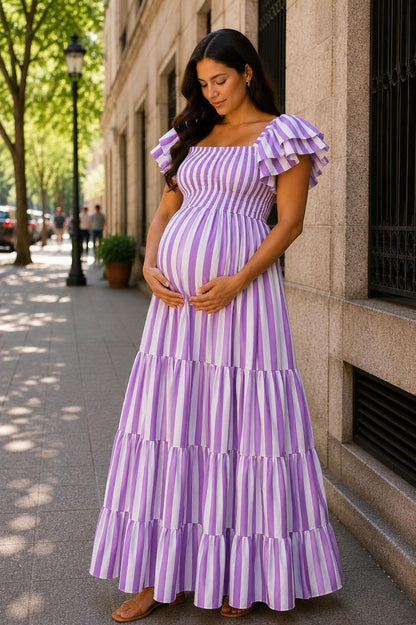 Vestido Rayas Olanes