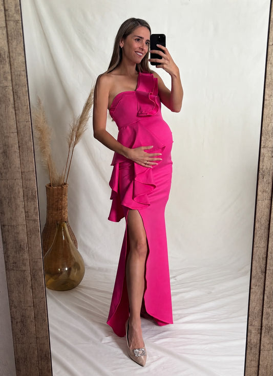 Vestido de maternidad, Britany rosa neón