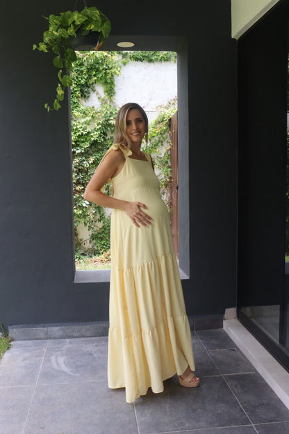 Vestido de Maternidad, Dalia amarillo