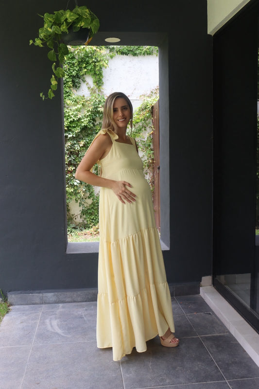 Vestido de Maternidad, Dalia amarillo