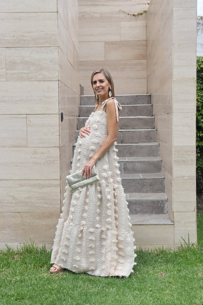 Vestido de Maternidad, Dalia pompones