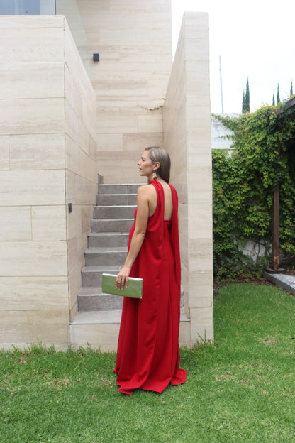 Vestido de Maternidad Adela rojo vértigo