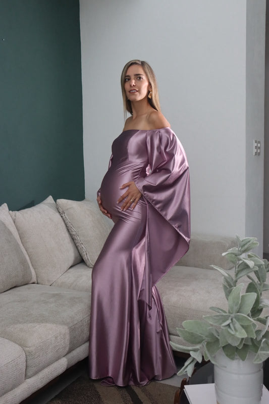 Vestido de maternidad Melissa, lavanda