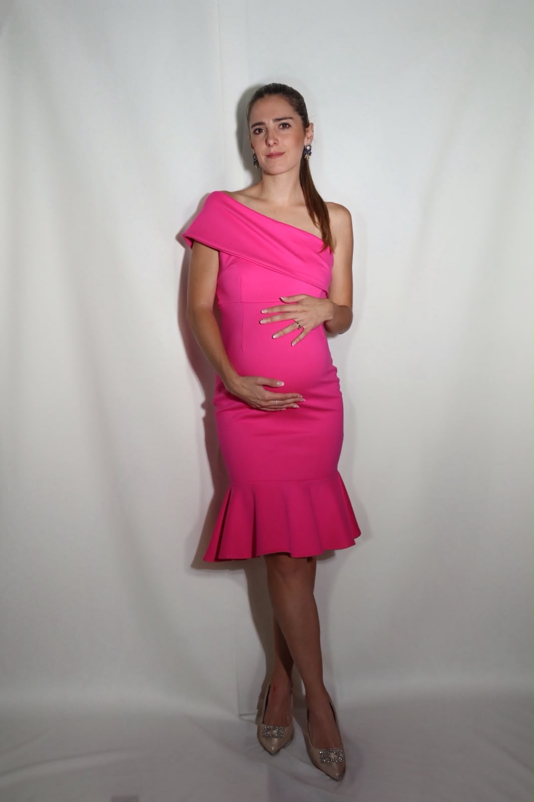 Vestido de maternidad, Maria Jose rosa neón ponti roma