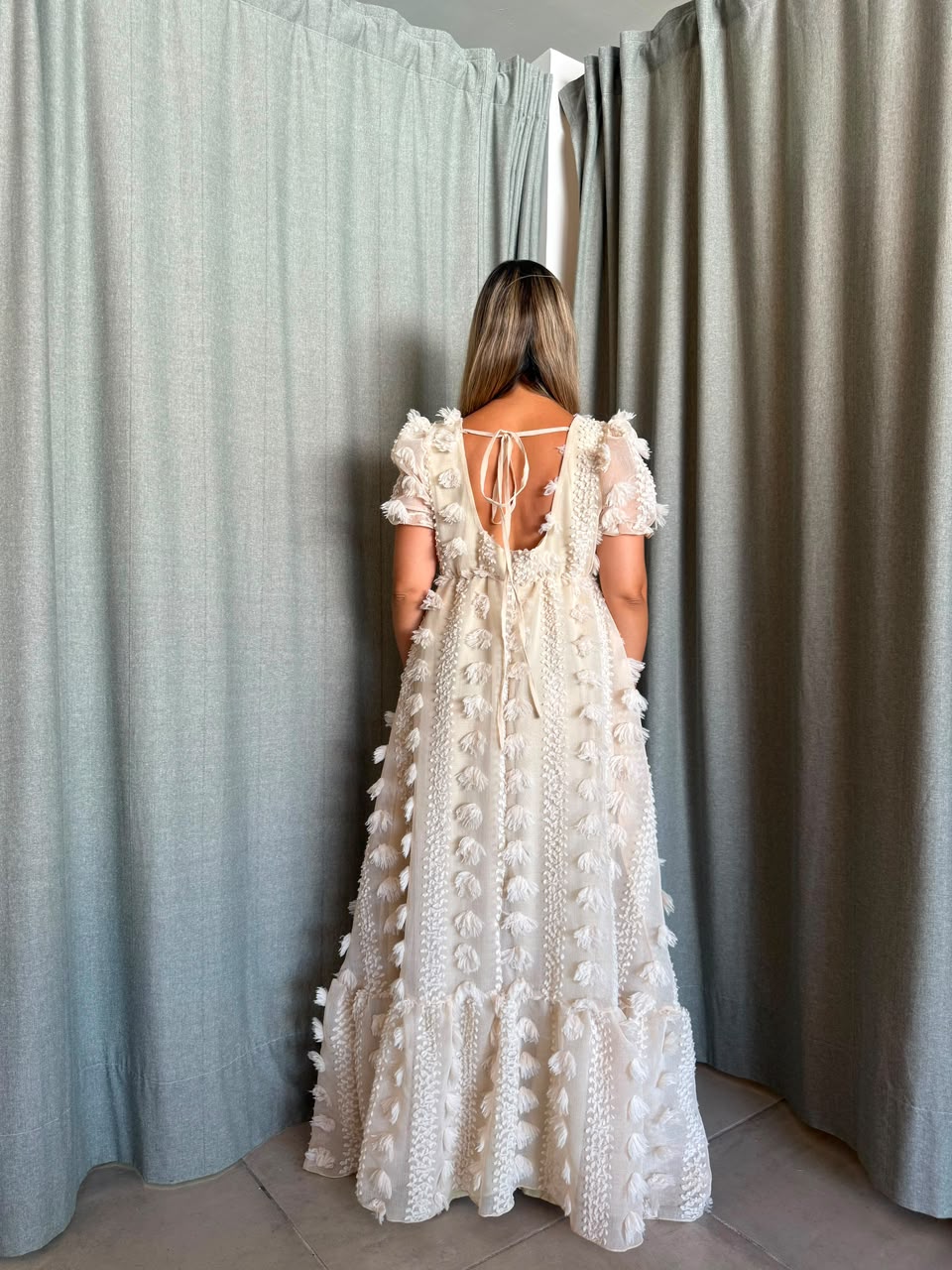 Vestido de Maternidad, Nelly pompones M