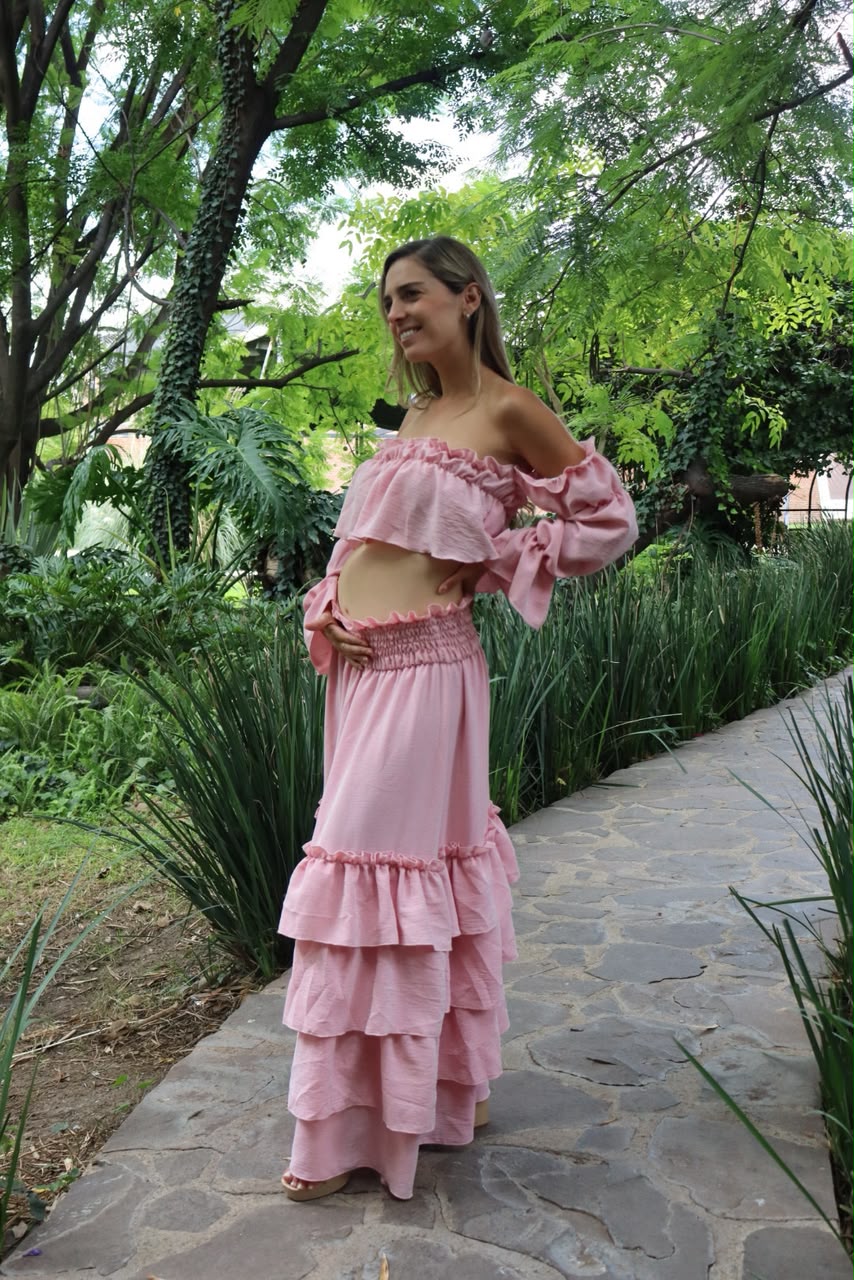 Set María Fernanda rosa