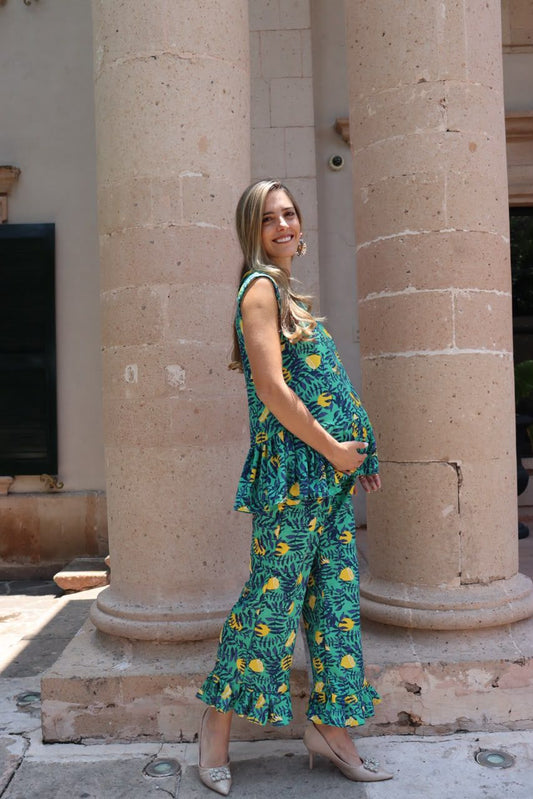 Conjunto de maternidad Imelda limones