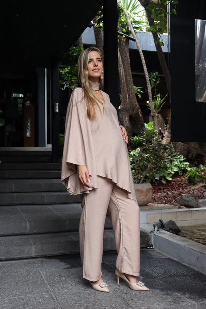Jumpsuit de maternidad, Valeria beige