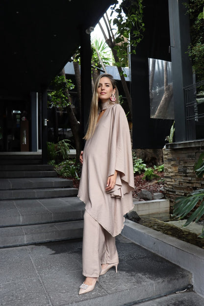 Jumpsuit de maternidad, Valeria beige