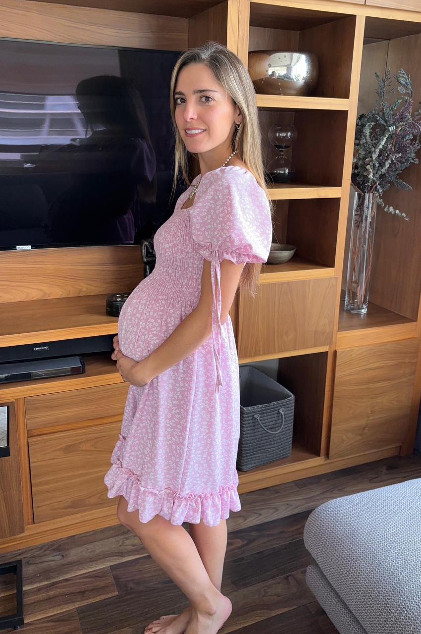 Vestido corto florecitas