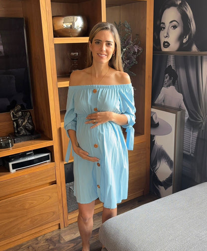 Vestido ligas botones