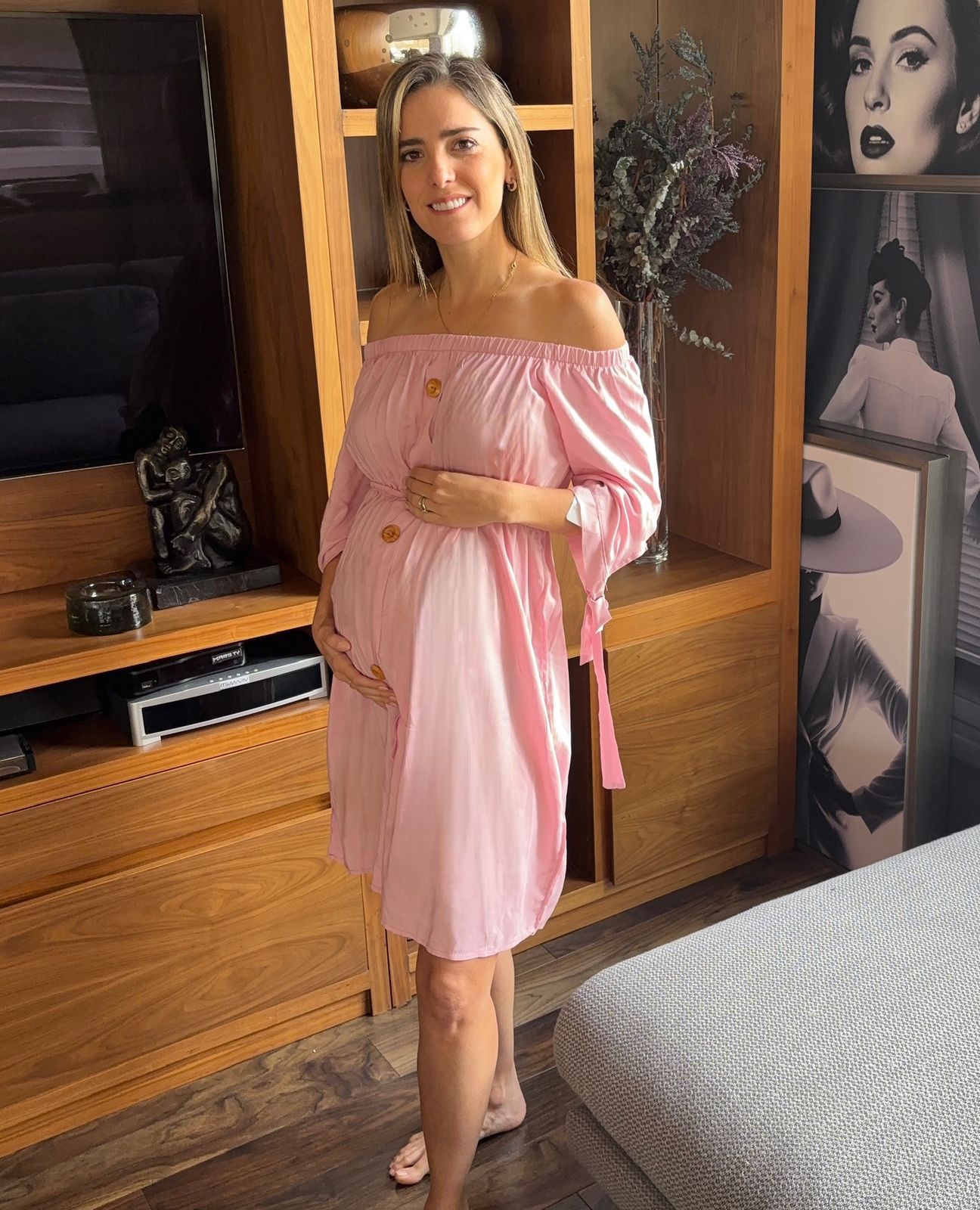 Vestido ligas botones