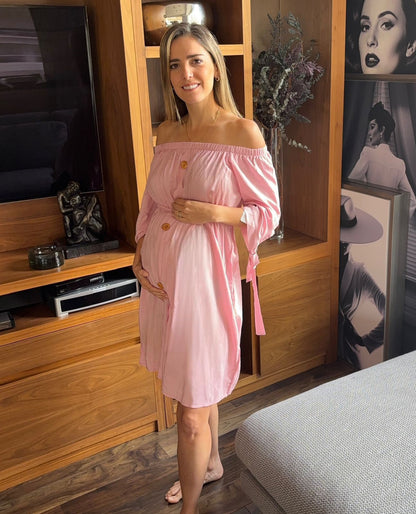 Vestido ligas botones