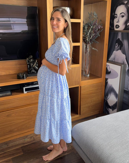Vestido largo florecitas