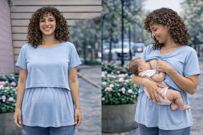 Blusa de maternidad y lactancia