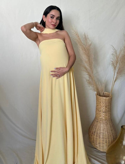 Vestido de Maternidad Adela amarillo