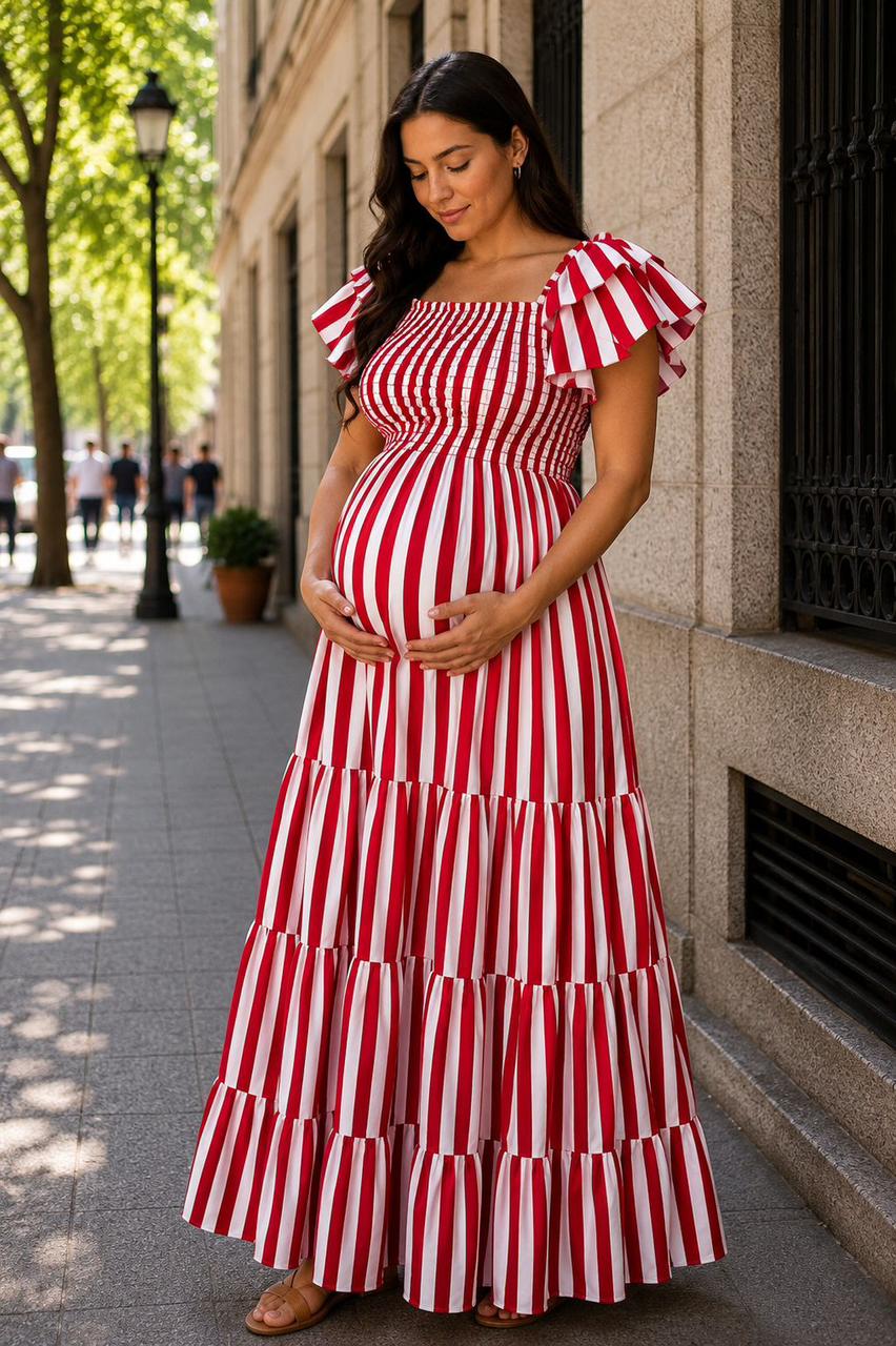 Vestido Rayas Olanes