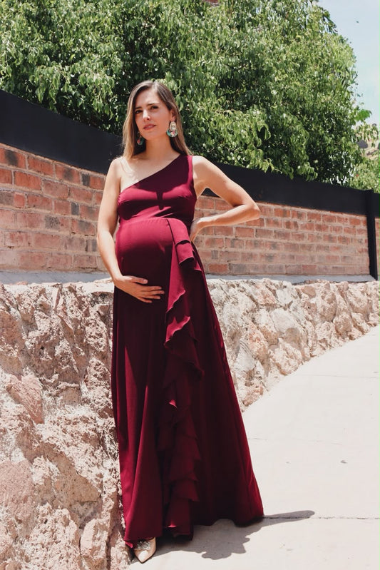 Vestido de maternidad Nancy vino