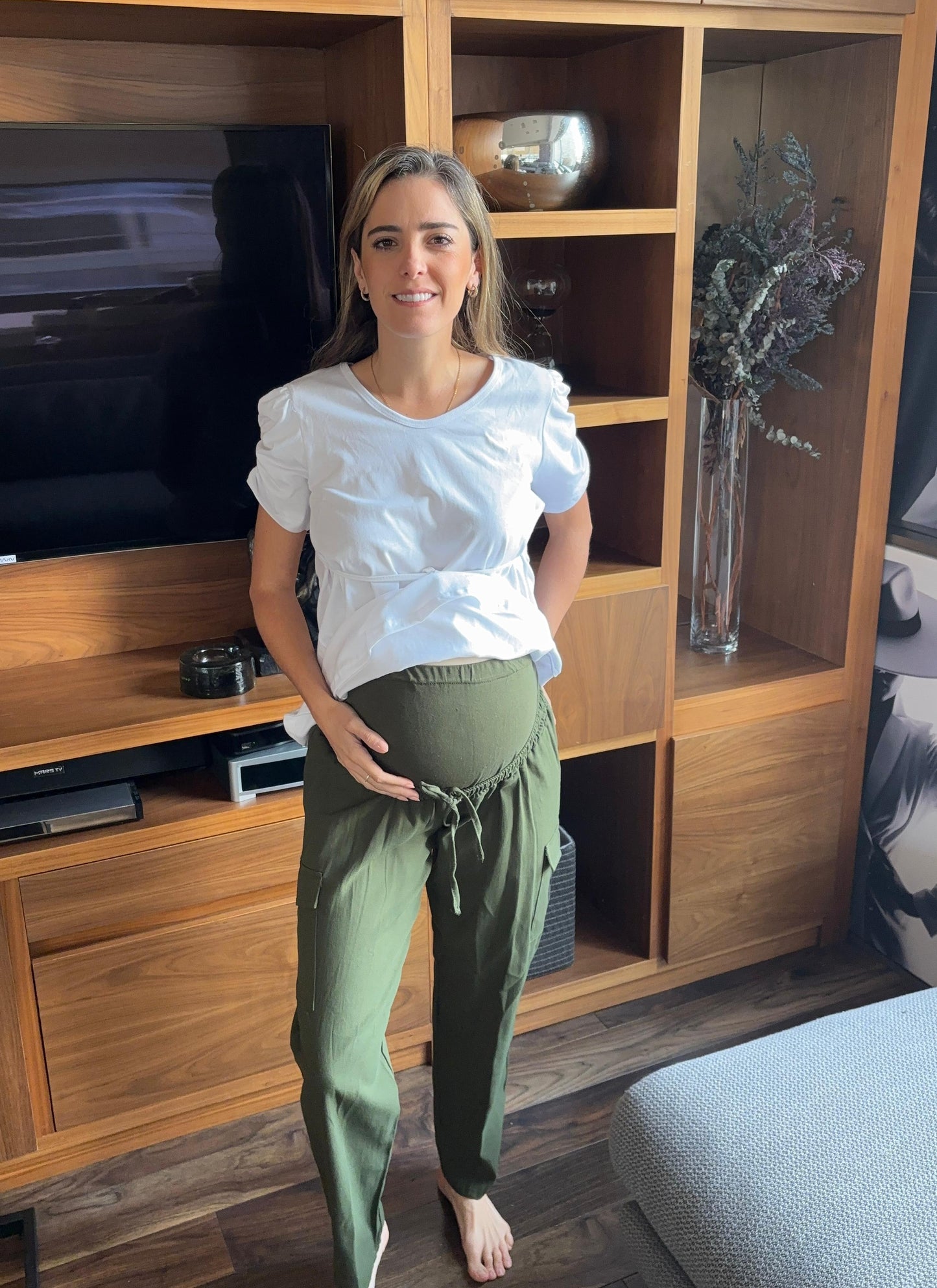 Pantalones maternidad manta
