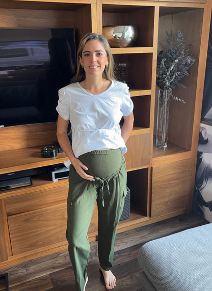 Pantalones maternidad manta