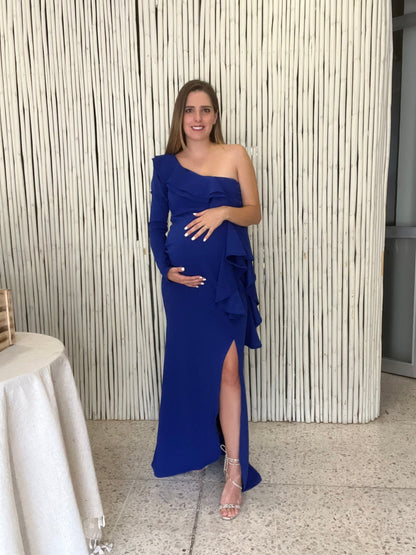 Vestido de maternidad, Britany azul imperial M