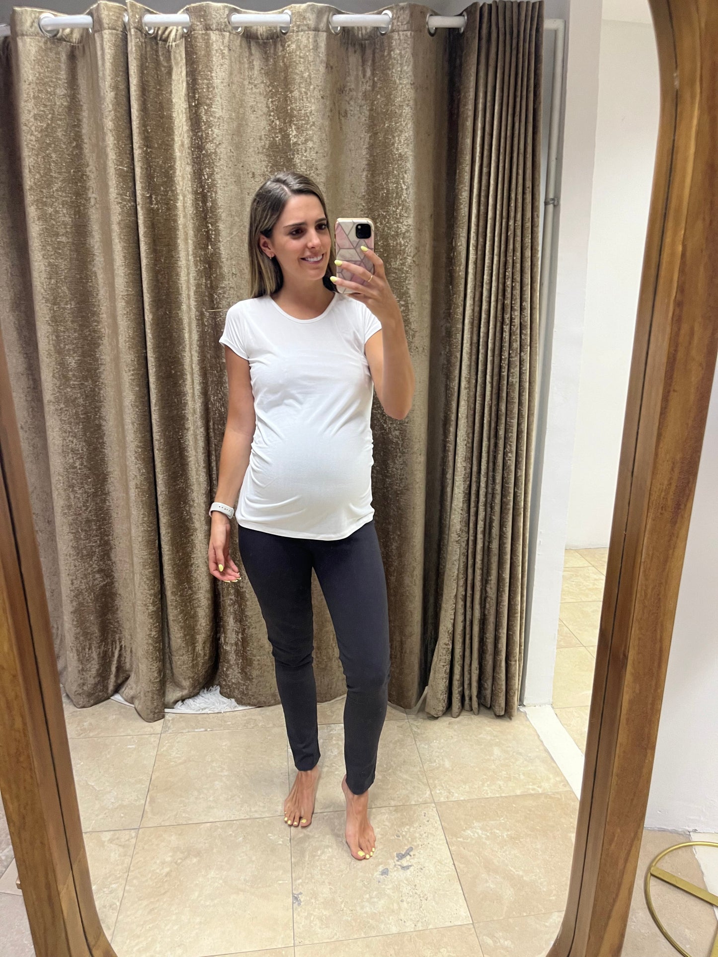 Pantalón gris oscuro Maternidad SM
