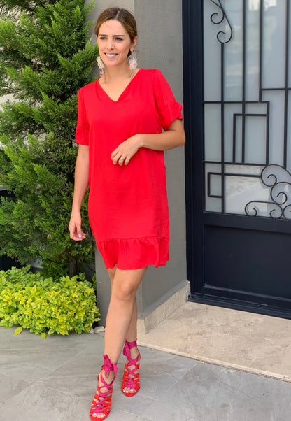 Vestido de lactancia, Isabella Rojo XG