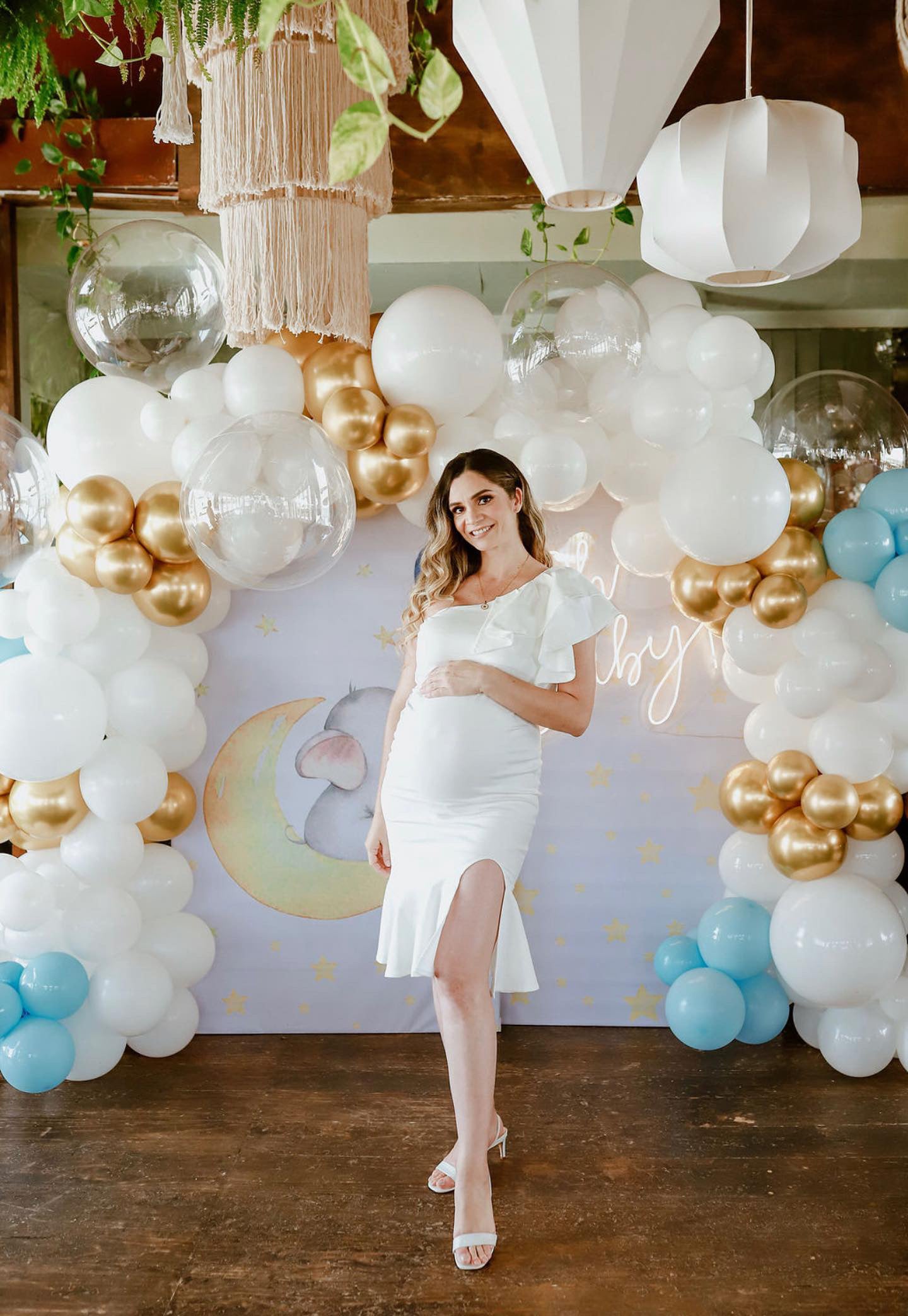Vestido de maternidad, Aurelia blanco M