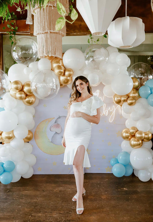 Vestido de maternidad, Aurelia blanco M